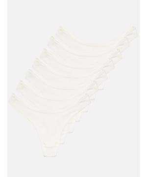 Artikelbeschreibung


	Damen 7er-Pack Slips von Tazzio
	Bequeme Slips &amp; weiches Tragegefühl
	Trendige Ripp-Struktur
	Optimaler Tragekomfort &amp; erstklassiger Sitz
	Elastische Abschlüsse an Taillen- und Beinausschnitten
	Elastisches Baumwollmaterial für einen bequemen Halt
	Set aus verschiedenen Farben
	Hochwertige und softe Qualität


Passform


	
Passform: Sehr eng
	
Schnitt: Figurbetont
	
Leibhöhe: Normal


Material &amp; Pflege


	
Material Oberstoff: 95% Baumwolle, 5% Elasthan
	
Elastizität: Leicht elastisch
	
Pflegehinweise: Maschinenwäsche