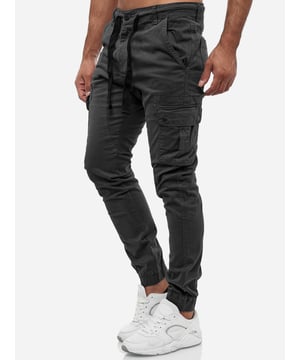 Artikelbeschreibung


	Moderne &amp; zeitlose Herren Jeans von Tazzio
	
Verschluss: Tunnelzug
	
Hosentaschen: Eingrifftaschen, Cargotaschen, Gesäßtaschen
	Stretchanteil für eine optimale Passform
	2 Taschen an den Beinseiten, via Knopf verschließbar
	Im Jogger-Stil
	Geschlossener Beinabschluss
	Hochwertiges Material &amp; bequem zu tragen
	Ideale Hose für das ganze Jahr


Passform


	
Passform: Regular Fit
	
Länge: Knöchellang
	
Leibhöhe: Normal


Material &amp; Pflege


	
Material Oberstoff: 97% Baumwolle, 3% Elasthan
	
Elastizität: Leicht elastisch, elastischer Bund
	
Pflegehinweise: Maschinenwäsche