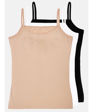 Artikelbeschreibung


	Damen 3er-Pack Unterhemden von Tazzio
	Bequeme Unterhemden &amp; weiches Tragegefühl
	Optimaler Tragekomfort &amp; erstklassiger Sitz
	Elastisches Baumwollmaterial für einen bequemen Halt
	Set aus verschiedenen Farben
	Hochwertige und softe Qualität


Passform


	
Passform: Normal
	
Schnitt: Gerade
	
Länge: Normale Länge
	
Ärmellänge: Spaghettiträger


Material &amp; Pflege


	
Material Oberstoff: 95% Baumwolle, 5% Elasthan
	
Elastizität: Leicht elastisch
	
Pflegehinweise: Maschinenwäsche