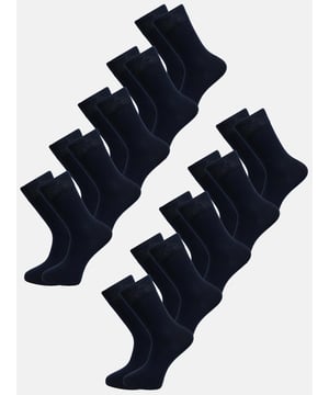 Artikelbeschreibung


	Herren 10er-Pack Socken von Tazzio
	Bequeme Socken
	Perfekt für jeden Alltag
	Optimaler Tragekomfort &amp; erstklassiger Sitz
	Hochwertige und weiche Qualität


Passform


	
Länge: Wadenlang


Material &amp; Pflege


	
Material Oberstoff: 80% Baumwolle, 18% Polyester, 2% Elasthan
	
Materialkonstruktion: Strick
	
Pflegehinweise: Maschinenwäsche