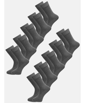 Artikelbeschreibung


	Herren 10er-Pack Socken von Tazzio
	Bequeme Socken
	Perfekt für jeden Alltag
	Optimaler Tragekomfort &amp; erstklassiger Sitz
	Hochwertige und weiche Qualität


Passform


	
Länge: Wadenlang


Material &amp; Pflege


	
Material Oberstoff: 80% Baumwolle, 18% Polyester, 2% Elasthan
	
Materialkonstruktion: Strick
	
Pflegehinweise: Maschinenwäsche