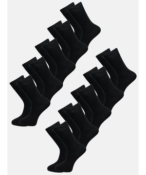 Artikelbeschreibung


	Herren 10er-Pack Socken von Tazzio
	Bequeme Socken
	Perfekt für jeden Alltag
	Optimaler Tragekomfort &amp; erstklassiger Sitz
	Hochwertige und weiche Qualität


Passform


	
Länge: Wadenlang


Material &amp; Pflege


	
Material Oberstoff: 80% Baumwolle, 18% Polyester, 2% Elasthan
	
Materialkonstruktion: Strick
	
Pflegehinweise: Maschinenwäsche