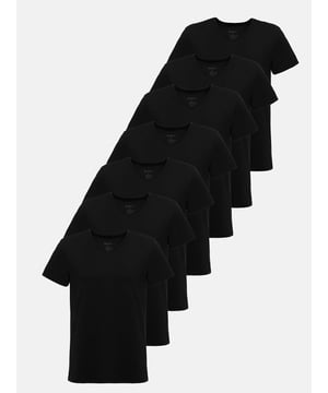 Artikelbeschreibung


	Zeitloses Basic T-Shirt von Tazzio
	Optimaler Tragekomfort &amp; erstklassiger Sitz
	Basic Optik     
	Qualitativ hochwertige Verarbeitung der Materialien
	
Ausschnitt: V-Ausschnitt
	
Muster: Unifarben


Größe und Fit


	
Passform: Schmall
	
Schnitt: Gerade
	
Länge: Lang
	
Ärmellänge: Kurzarm


Material &amp; Pflege


	
Material Oberstoff: 95% Baumwolle, 5% Elasthan
	
Materialkonstruktion: Jersey
	
Pflegehinweise: Maschinenwäsche