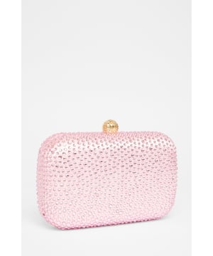 - Diamante embellished - Box bag style - Clasp closure - Detachable chain strap - Wipe clean