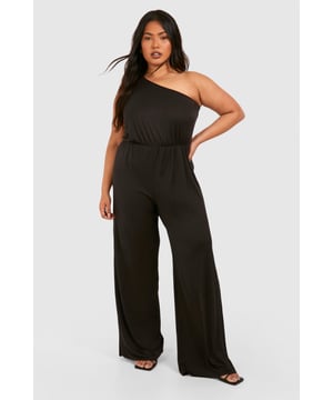 One-shoulder design for a chic, asymmetrical look
        Wide-leg silhouette offering comfort and style
        Elasticated waistband for a flattering fit
        Soft cotton fabric ideal for beach comfort
        Versatile jumpsuit suitable for various beach activities
    
    Embrace effortless beach style with this super soft one-shoulder jumpsuit from Boohoo. Perfect for your next seaside getaway or poolside lounging, this piece combines comfort and fashion-forward design. The one-shoulder neckline adds a touch of sophistication, while the wide-leg cut ensures ease of movement and a relaxed fit. Style it with oversized sunglasses and metallic sandals for a glamorous beach look, or throw on a lightweight kimono and wedges for sunset drinks. The jumpsuit's versatility makes it an essential addition to your holiday wardrobe, easily transitioning from daytime beach activities to evening coastal strolls. Its simple yet striking design allows for easy accessorising - add a statement necklace or stack of bangles to personalise your look. Whether you're building sandcastles or sipping cocktails, this jumpsuit promises to keep you looking stylish and feeling comfortable all day long.
