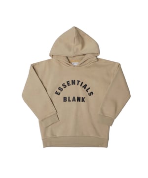 Juniors Black Essentials Tech Fleece OTH Hoodie in camel.- Slouchy hood.- Drop shoulders.- Ribbed cuffs and hem.- Logo on the front.- Regular fit.- 70% Cotton  30% Polyester.- Ref: BEKIDS056CA