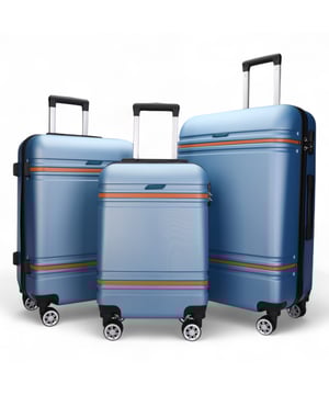 Mejora tu equipo de viaje con nuestra maleta rígida de cabina, diseñada para combinar durabilidad, estilo y funcionalidad. Ya sea para viajes de negocios o vacaciones, este equipaje ligero ofrece un rendimiento superior con un aspecto elegante y moderno.

Características:
Construcción robusta de ABS: Ligera pero duradera, ofrece una excelente protección para tus pertenencias.
8 ruedas dobles suaves: Maniobrabilidad de 360° sin esfuerzo para viajar sin estrés por aeropuertos y calles concurridas.
Cerradura de combinación segura: Candado integrado de 3 dígitos para mayor seguridad y tranquilidad.
Asa telescópica: Diseño ergonómico para un manejo cómodo.
Interior completamente forrado: Equipado con correas elásticas de amarre, un divisor con cremallera y un bolsillo de malla para mantener tus pertenencias organizadas. Tamaños y especificaciones disponibles:
Cabina:
Dimensiones: 36 x 22 x 56 cm
Peso: 2,60 kg
Capacidad: 43 L
Mediana:
Dimensiones: 42 x 25 x 66 cm
Peso: 3,40 kg
Capacidad: 64 L
Grande:
Dimensiones: 48 x 28 x 75 cm
Peso: 4,20 kg
Capacidad: 98 L
Su diseño atemporal garantiza elegancia y facilita la localización de su equipaje. Tanto si viaja ligero con el tamaño de cabina como si prepara su equipaje para un viaje largo con las opciones mediana y grande, esta maleta se adapta a todas sus necesidades de viaje.

Nota: Estas maletas se venden individualmente, no en conjunto, así que seleccione su tamaño preferido al realizar el pedido.