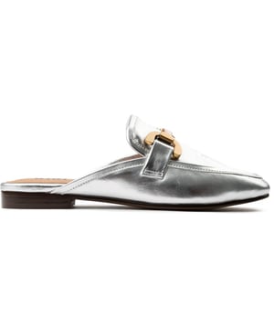 Add some equestrian elegance to your look with the dashing Bibi Lou Vela loafer. Crafted from supple metallic leather, with a chic square toe and accented by a gleaming gold horsebit detail, these loafers pair a confident 2.5cm block heel with a classic, vogue penny-loafer style. Slip into this refined staple, where style meets sophistication.