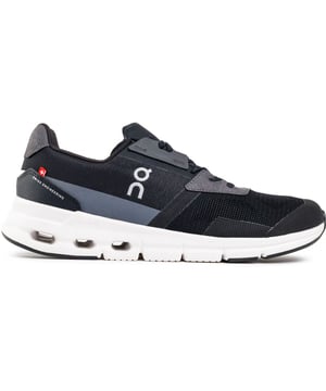 Experience the featherlight On Cloudrift trainers with their revolutionary Cloudtec sole and Speedboard technology for springy steps and forward propulsion. Swiss-designed for peak performance, they feature a reflective logo and enhanced traction for effortless city and trail navigation. The vegan, breathable performance shoes redefine running comfort. Elevate your workout with these cloud-like sneakers. The sky's the limit.