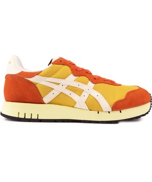 Las zapatillas Onitsuka Tiger X-Caliber para hombre son unas zapatillas sencillas y legendarias con un diseño clásico. Están confeccionadas con materiales de primera calidad y diseñadas para ofrecer un estilo deportivo con un toque retro. Con una plantilla acolchada y transpirable, detalles de gamuza de colores y las rayas características de la marca, estas cómodas zapatillas te permitirán seguir adelante todo el día con el estilo Caliber.