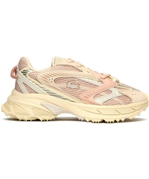 Elevate your athleisure collection with the Lacoste L003 Neo Shot trainers. These women's running-inspired kicks blend style and function beautifully in crisp white. The lightweight nylon upper offers breathability, while the rubber sole provides reliable traction. Your feet will thank you for the Ortholite footbed and comfort foam insoles, which work alongside the EVA midsole to cushion every step. With a reinforced heel for added support, these trainers deliver Lacoste's signature sporty elegance for all-day wear.