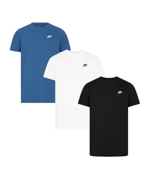 A SMART CHOICE FOR YOUR DAILY ROTATION. The Nike Sportswear Club T-Shirt is made with our everyday cotton fabric and a classic fit, for a familiar feel right out of the bag.An embroidered Futura logo on the chest provides a signature Nike look. Benefits The classic-fit tee silhouette has a relaxed feel down through the body and hips. Everyday cotton fabric feels soft and lightweight. Product Details Standard fit for a relaxed, easy feel Fabric: 100% cotton Machine wash