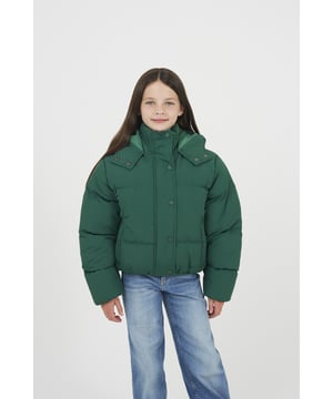 Designed for warmth and everyday functionality, this jacket from Ruby Tuesday by Brave Soul features all-over padding for reliable insulation and a fixed hood for added weather protection. Two lower pockets provide convenient storage, while elasticated cuffs and hem offer a secure and comfortable fit. Ideal for daily wear, whether heading to school or out and about. Model wears 9-10 years.