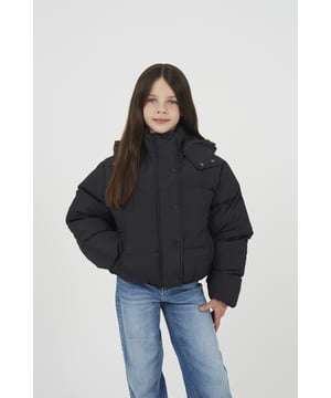 Designed for warmth and everyday functionality, this jacket from Ruby Tuesday by Brave Soul features all-over padding for reliable insulation and a fixed hood for added weather protection. Two lower pockets provide convenient storage, while elasticated cuffs and hem offer a secure and comfortable fit. Ideal for daily wear, whether heading to school or out and about. Model wears 9-10 years.