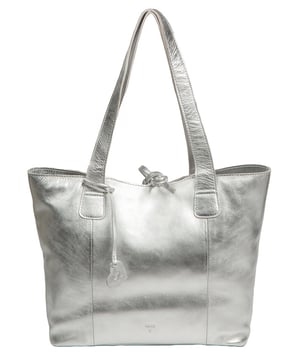 Handcrafted from natural leather with a soft to the touch pebble grain finish, the 'Carolina' tote bag from NiNa Amora is a must-have accessory. A unique tie top secures the central lined compartment which includes a zipped compartment which divides the design; perfect for maintaining an organised bag. Additional storage space is provided by a slip and zipped pocket on the interior, ideal for your phone, keys and any other essentials while out and about. Adorned with dual leather handles with a drop length of 25cm for a comfortable and versatile carrying options. Silver metal fittings and zips give this design a elegant look which is complemented the NiNa Amora X logo is silver foil embossed on the front and hanging charm for a luxurious finishing touch.