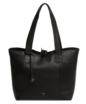 Handcrafted from natural leather with a soft to the touch pebble grain finish, the 'Carolina' tote bag from NiNa Amora is a must-have accessory. A unique tie top secures the central lined compartment which includes a zipped compartment which divides the design; perfect for maintaining an organised bag. Additional storage space is provided by a slip and zipped pocket on the interior, ideal for your phone, keys and any other essentials while out and about. Adorned with dual leather handles with a drop length of 25cm for a comfortable and versatile carrying options. Silver metal fittings and zips give this design a elegant look which is complemented the NiNa Amora X logo is silver foil embossed on the front and hanging charm for a luxurious finishing touch.
