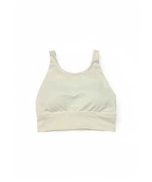 Why we made this

Play this on repeat. Sweat-friendly fabric and added coverage will have you reaching for this bra time after time.


Designed for Yoga and Training


Fit and Features

Light Support, B/C Cups

Intended for low-impact activities

Product Features

Removable cups are specially moulded for secure, lightweight support and a cushioned feel as you move

The cups retain their shape, even after machine washing

Racerback shape allows for full range of movement