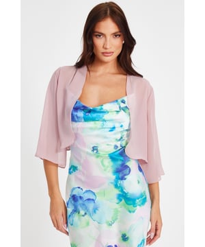 - Sheer finish - Cropped sleeves - Flowy design - Always check the wash care label - Cool hand wash with mild detergent