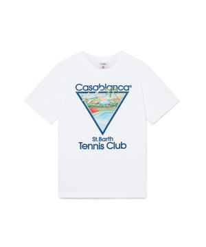 Casablanca White Jersey Tennis Club Icon Printed T-Shirt – MS25-JTS-001-21-EX-ST

Upgrade your wardrobe with this premium Casablanca Tennis Club Icon T-Shirt, a must-have piece that effortlessly blends luxury with casual style.

Product Features:

• Brand: Casablanca

• Model: MS25-JTS-001-21-EX-ST

• Style: Short Sleeve Crewneck T-Shirt

• Color: Classic White

• Material: Soft, breathable cotton jersey for all-day comfort

• Design: Iconic “Tennis Club” graphic print at front – a signature Casablanca look

• Fit: Relaxed fit (true to size)

• Made in Portugal

Why You’ll Love It:

This Casablanca tee combines contemporary streetwear aesthetics with athletic-inspired heritage. The Tennis Club icon print adds a bold visual statement, making it a standout piece whether you’re courtside or curbside. Crafted with meticulous attention to detail, this shirt showcases the high-quality construction Casablanca is known for.