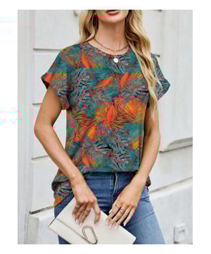 Estilo basico.
  Ligeramente elastico.
  Composicion del material: 65% rayon 30% poliester 5% elastano.
  Instrucciones de cuidado: Lavar a maquina con agua fria. Secar en secadora a baja temperatura..
  Importado.
  Medidas del producto (medidas por pulgadas) y conversion de talla.
  Talla S: US 4 Longitud superior 26.8 Busto 39.4 Longitud de manga 9.1.
  Talla M: US 6/8 Longitud superior 27.2 Busto 41.3 Longitud de manga 9.4.
  Talla L: US 10/12 Longitud superior 27.6 Busto 43.3 Longitud de manga 9.8.
  Talla XL: US 14/16 Longitud superior 28 Busto 46.5  Largo de la manga 10.2.
  Talla 2XL: US 18 Largo de la parte superior 28.3 Busto 49.6 Largo de la manga 10.6.