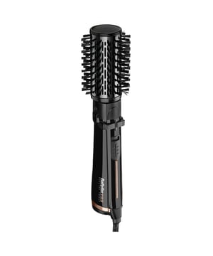 Transform your hair with the BaByliss PRO Titanium Expression Big Hair Pro Hot Air Brush, designed for effortless styling. This innovative hot air brush features a 50mm brush barrel with a rotating action and soft bristles that gently grip and smooth your hair as you dry. Experience the advanced Titanium Ion-Shine™ System, which combines titanium technology with super ionic conditioners for a salon-quality finish. Enjoy enhanced smoothness, exceptional frizz control, and stunning shine for a flawless look every day.