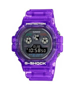 The Mens G-Shock Watch DW-5900JT-6ER from Casio is a great example of why the Casio range has become so popular. Suitable for most occasions/pursuits it's hard to find a reason why the Mens G-Shock Watch DW-5900JT-6ER shouldn't be high up on your shopping list. Of course the Casio Mens G-Shock Watch comes in it's original packaging, making it an ideal gift.  Dimensions (cm): 10x10x5