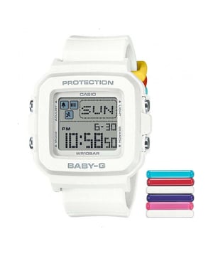 Every Casio watch watch is made to exacting standards and the Ladies G-Shock Watch BGD-10L-7ER is no exception. It comes boxed in the original packaging with all the Casio warranty and instructions. Get your Casio Ladies G-Shock Watch BGD-10L-7ER watch today.  Dimensions (cm): 10x10x5