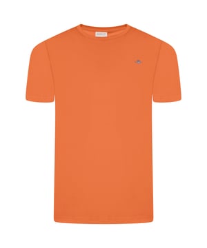 Featuring a small-scale shield graphic embroidered at the chest. this T-shirt is crafted from cotton with a fine rib at the neckline for ultimate comfort