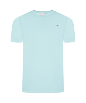 Featuring a small-scale shield graphic embroidered at the chest. this T-shirt is crafted from cotton with a fine rib at the neckline for ultimate comfort