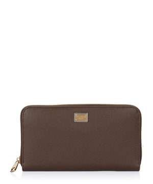 100% Kalbsleder; Dolce & Gabbana Geldbörse; Modell: BI0473 A1001 48; Hochwertig verarbeitet; 100% Kalbsleder; Reißverschluss; Drei Innenfächer; Ein Münzfach mit Reißverschluss; 12 Kartenfächer; Abmessungen (cm): 19,5 x 11 x 2,5; Dolce & Gabbana Logo-Details
