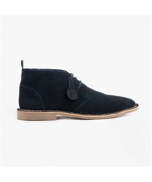These unisex desert boots feature a suede upper, synthetic lining and sole, lace-up closure, and a round toe. Designed for comfort and breathability, they suit casual wear