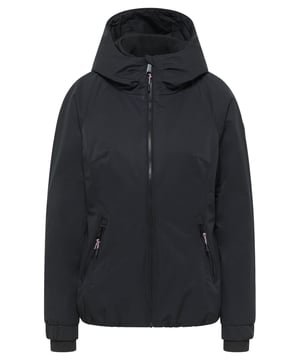 Mit der veganen Jacke 'DIZZIE WARM' von ragwear bist du bestens für den Herbst gerüstet. Das warme Futter, das wasserdichte Material und der Stehkragen mit geraffter Kapuze vorne schützen dich zuverlässig vor Kälte und Wind. Raglanärmel, seitliche Reißverschlusstaschen und Label-Applikationen verleihen der Jacke einen stilvollen Touch. Rippstrickbündchen und ein Gummizug an den Ärmelabschlüssen sorgen für einen guten Sitz, während der Saum ebenfalls mit einem Gummizug versehen ist. Diese sportliche Jacke lässt sich vielseitig kombinieren.