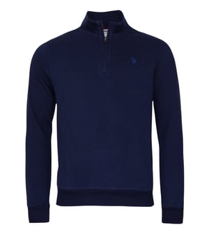 Sweatshirt mit Reißverschluss am Kragen für Herren der Marke U.S. Polo ASSN. Angenehm zu tragen, bequem und sportlich zugleich geschnitten. Hochwertige Baumwollmischungen und eine präzise Verarbeitung, zeichnet die Mode von U.S. Polo ASSN. aus.