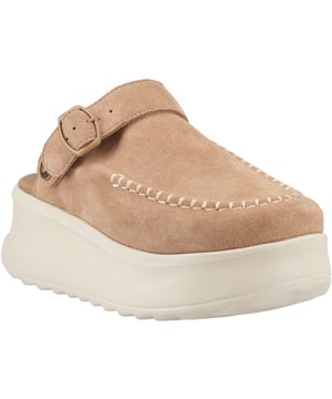 Boho-Stil, aufgewertet. Über die stilvolle Ausstrahlung des Delray Clogs aus Wildleder hinaus ist dieser Schuh super praktisch und leichter, als er aussieht. Tragen Sie ihn sowohl zu legeren Outfits als auch zu festlichen Anlässen.