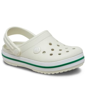 De Crocband-collectie heeft een originele Croslite-schuimconstructie voor betrouwbaar comfort met demping, een sportief ontwerp dat gemakkelijk aan en uit te trekken is, en een verscheidenheid aan energieke kleuren en grafische ontwerpen. Laat je strepen zien!