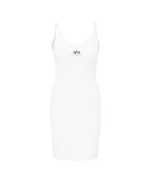 Das Basic Small Logo Dress Women kombiniert minimalistischen Stil mit femininer Eleganz. Der Slim Fit betont die Figur, während der weiche Single Jersey mit 190 g/m² für Komfort und Strapazierfähigkeit sorgt. Spaghetti-Träger verleihen eine sommerliche Note, und der kleine Alpha Logo Druck setzt einen dezenten Akzent. Vielseitig kombinierbar – ideal für Alltag, Urlaub oder entspannte Looks. Ein zeitloses Must-have, das sportlich oder elegant gestylt werden kann.