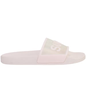Slide into summer with minimalist edge in the Superga Clear Identity Women’s Sliders. With a translucent strap and bold branding, these lightweight slides deliver a clean, contemporary look that’s perfect for poolside lounging, casual strolls, or sunny street style.
Key Features
Transparent Wide Strap

Fashion-forward clear upper featuring oversized Superga branding for a bold, modern aesthetic.

Contoured Footbed

Moulded for ergonomic comfort and all-day wear—perfect for warm weather and off-duty style.

Slip-On Design

Easy to wear with no-fuss convenience, ideal for travel, beach days, or relaxed weekends.

Lightweight EVA Construction

Offers cushioned comfort while keeping the slides ultra-light and water-friendly.

Durable Outsole

Provides reliable grip and traction on wet and dry surfaces.

Minimalist Style

Combines fashion and function with a sleek profile and monochrome base.

Superga Branding

Clear strap features oversized printed logo, making a strong brand statement.

Whether you're heading to the beach or dressing down for the day, the Superga Clear Identity Women’s Sliders offer trend-forward comfort and bold simplicity that make them a must-have for modern summer style.