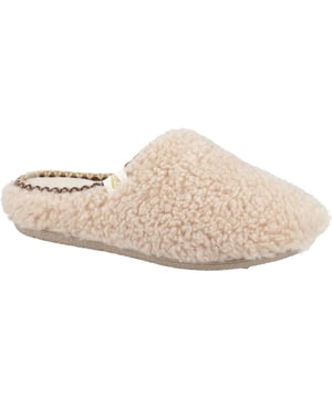 De Good Slipper Teddy Mule is voorzien van een gerecycled teddy bovenwerk, pluche voering, een 100% gerecyclede gewatteerde inlegzool en een natuurlijke rubberen buitenzool. Het is ontworpen om goed te doen voor je tenen en de planeet! Het leven is gewoon beter in Hush Puppies.