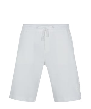 100% algodón; Pantalones cortos Dolce & Gabbana; Modelo: GWL3AZ G7WTE 07; 100% algodón; Cintura elástica con cordón; Dos bolsillos con cremallera en la parte delantera, un bolsillo con cremallera en la parte trasera; Longitud 3/4; Detalles del logo Dolce & Gabbana.