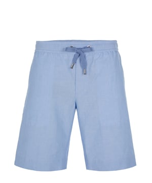 68% lino, 32% algodón; Shorts Dolce & Gabbana; Modelo: GYUBAZ FU4F6 38; Mezcla de algodón y lino; Cintura elástica con cordón; Dos bolsillos delanteros, dos bolsillos con botón en la parte trasera; Largo 3/4; Detalles del logo Dolce & Gabbana