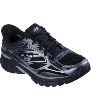 Step out in sporty style and effortless comfort with Skechers Street Hands Free Slip-ins: Stamina Sport. Designed with our exclusive Heel Pillow, this laced slip-on features a cushioned Skechers Air-Cooled Memory Foam insole.