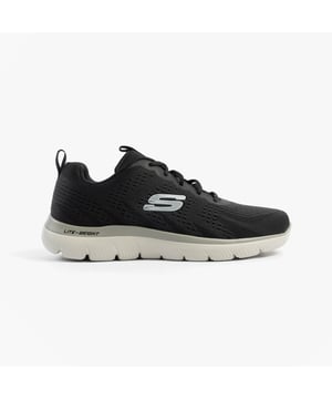 These men's fitness trainers feature a breathable mesh upper, textile lining, rubber sole, and memory foam for comfort. Ideal for activewear and casual use