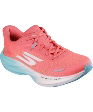 Machen Sie sich bereit, sich in leichtem, stützendem Komfort mit Skechers GO RUN Ride 12 zu bewegen. Dieses kohlenstoffinfundierte Design verfügt über ein Schnürsystem, ein atmungsaktives, technisches Mesh-Obermaterial und eine Goodyear-Gummisohle unter Ihrem Fuß.