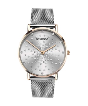 You can't go wrong with this Ladies Celeste Watch 40028 from Sekonda, each and every Sekonda watch is meticulously designed and crafted using high quality materials. And by buying the Ladies Celeste Watch 40028 here, you can also sleep sound knowing your new watch will be fully backed by the manufacturer's warranty in the very unlikely event it should develop a fault.  Dimensions (cm): 10x10x5