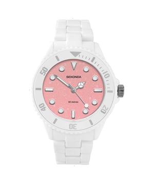 You have to hand it to Sekonda, they know how to manufacture and design timeless watches. This Ladies Dive Watch 2689 epitomises the Sekonda ethos, creating functional well designed and great value for money timepieces aimed at the masses. Like all Sekonda wristwatches it will arrive with a full manufacturer backed warranty, so your Ladies Dive Watch 2689 will be looked after fully in the unlikely event you should have any issues with it.  Dimensions (cm): 10x10x5