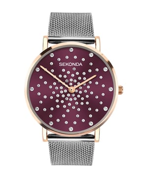 Every Sekonda watch watch is made to exacting standards and the Ladies Celeste Watch 40500 is no exception. It comes boxed in the original packaging with all the Sekonda warranty and instructions. Get your Sekonda Ladies Celeste Watch 40500 watch today.  Dimensions (cm): 10x10x5