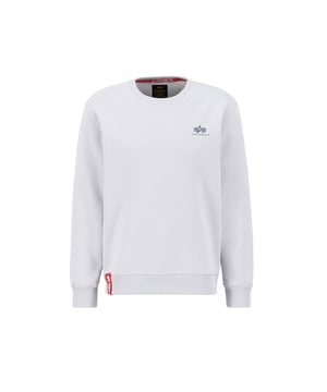 De Basic Sweater Small Logo trui voor heren is een comfortabele en stijlvolle keuze voor je dagelijkse garderobe. Deze sweater met normale pasvorm heeft een klein borstlogo, een rood RBF-halsbandje en een label.