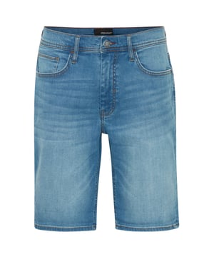 Diese Denim-Shorts sind ein echtes Must-have für lässige Sommerlooks. Mit ihrem klassischen 5-Pocket-Style bieten sie nicht nur Stauraum, sondern auch authentischen Jeans-Charme. Der Regular Fit sorgt für eine bequeme Passform, die nicht einengt und dennoch maskulin wirkt. Knielang geschnitten, passen sie perfekt zu Sneakern oder Sandalen. Reißverschluss und Knopf garantieren sicheren Halt – unkompliziert und praktisch. Die mittlere Bundhöhe betont die Taille, ohne aufzutragen. Seitentaschen, Münztasche und Gesäßtaschen bieten Platz für alles Wichtige. Gürtelschlaufen eröffnen zusätzliche Styling-Möglichkeiten. Der robuste Denim ist angenehm zu tragen und punktet mit langlebiger Qualität. Ob Citybummel oder Grillabend – mit diesen Shorts bist du bestens ausgestattet.
