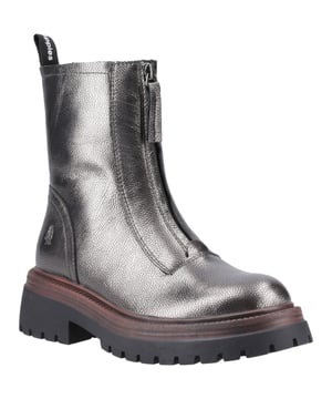 Shine through the season with our leather Roxanna ankle boots, featuring an on-trend functional front zip. Bright, bold, and built for all-day comfort, with real leather, a memory foam insole and WorryFree water repellent protection.
