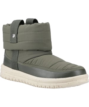 Wie ein Schlafsack an einem kühlen Morgen hält die Camden Cuff Nylon-Decke Sie bei der Kälte warm. Diese Stiefel sind dank des wasserabweisenden Obermaterials, das mit warmem Nylon gepolstert ist, unempfindlich gegen leichten Regen und Schnee.
